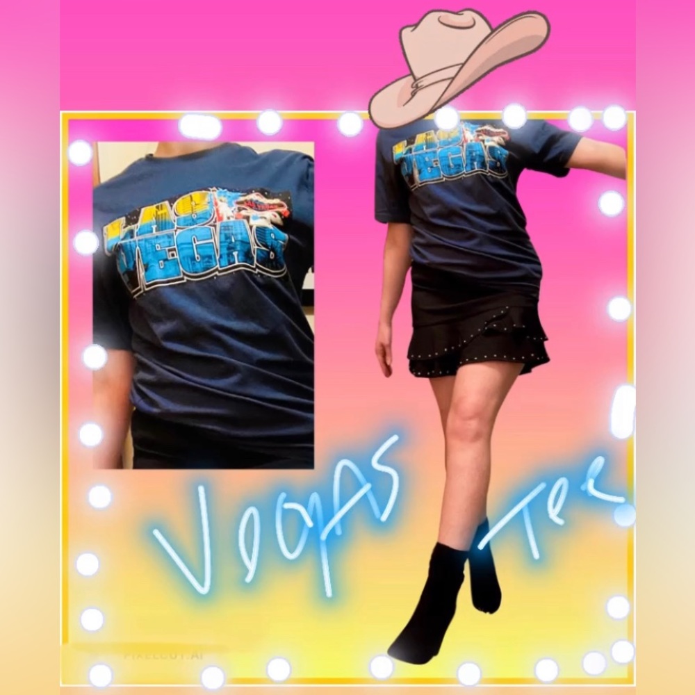 New Las Vegas T-Shirt, Welcome To Las Vegas Statue of Liberty Design, Women’s